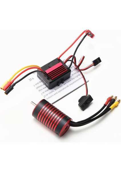 Gtskytenrc Su Geçirmez 2838 4400KV Fırçasız Dc Motor ve 35A Fırçasız Esc Için Yedek 1/14 1/16 Scy / Hsp / Trax4 / Hpı Uzaktan Kumanda Araba Kamyon (Yurt Dışından)