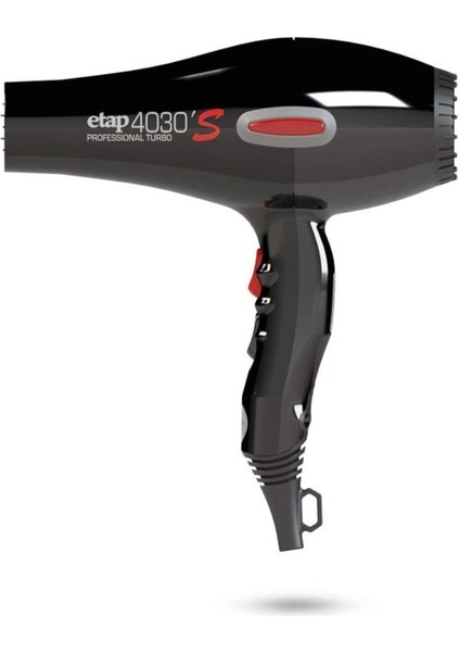 4030S Turbo Profesyonel 2500 W Saç Kurutma Makinesi, Siyah