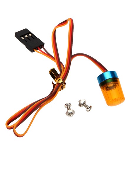 Ax - 511Y Rc Çok Fonksiyonlu Dairesel Ultra Parlak Polis Arabası LED Stroblanan Patlatma Yanıp Sönen Hızlı Yavaş Dönen Modu (Yurt Dışından)