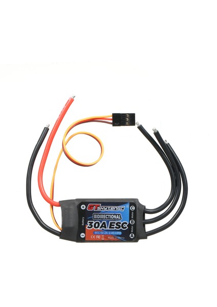 Gtskytenrc Çift Yönlü 30A Fırçasız Esc Uzaktan Kumanda Araba / Tekne / Uzaktan Kumanda Gemi Pnömatik Sualtı Pervane (Yurt Dışından)