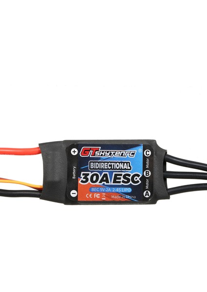 Gtskytenrc Çift Yönlü 30A Fırçasız Esc Uzaktan Kumanda Araba / Tekne / Uzaktan Kumanda Gemi Pnömatik Sualtı Pervane (Yurt Dışından)