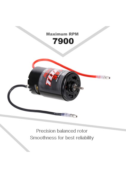 550 35T Fırçalı Motor Rc 1/10 Eksenel SCX10 RC4WD D90 Paletli Tırmanma Traktör Kamyon Römork Rc Araba (Yurt Dışından)