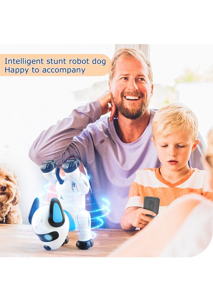 Le Neng K21 Robot Köpek Dublör Köpek Uzaktan Kumandalı Robot Köpek Oyuncak Ses Kontrolü Programlanabilir Müzik Dans Oyuncak Çocuklar Için Doğum Günü Noel Hediyesi (Yurt Dışından) indirimleri