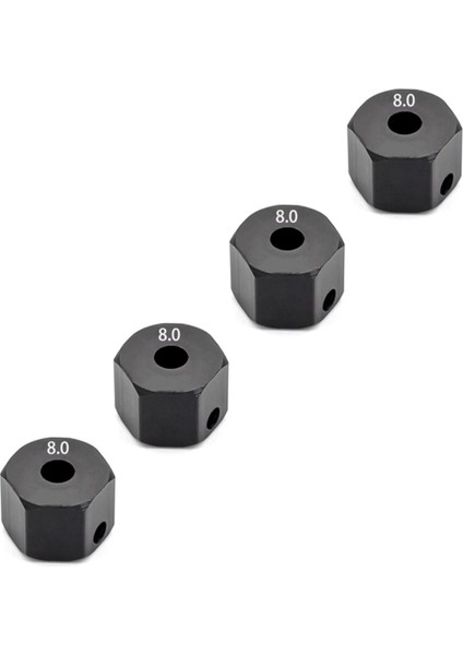 Alüminyum Alaşım 12MM Tekerlek Sürücü Hex Hub Adaptörü Pimleri ile Yedek Eksenel SCX10 90046 Tamiya CC01 1/10 Uzaktan Kumanda Paletli Araba (8mm Kalınlık) (Yurt Dışından)