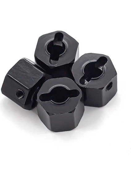 Alüminyum Alaşım 12MM Tekerlek Sürücü Hex Hub Adaptörü Pimleri ile Yedek Eksenel SCX10 90046 Tamiya CC01 1/10 Uzaktan Kumanda Paletli Araba (8mm Kalınlık) (Yurt Dışından)
