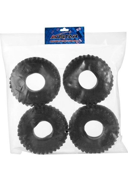 4 Adet Austar Ax - 5020 1.9 Inç 120MM Kaya Paletli Lastikler Için 1/10 Traxxas Redcat SCX10 Eksenel RC4WD Tf2 Rc Araba (Yurt Dışından)
