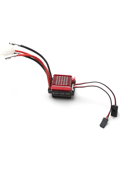 60A Fırçalı Esc Hız Kontrol Fişi 6V 2A Bec Için Yedek 1/10 Trx Trx4 Trx6 D90 Hsp Redcat 4WD Uzaktan Kumanda Araba (Yurt Dışından)