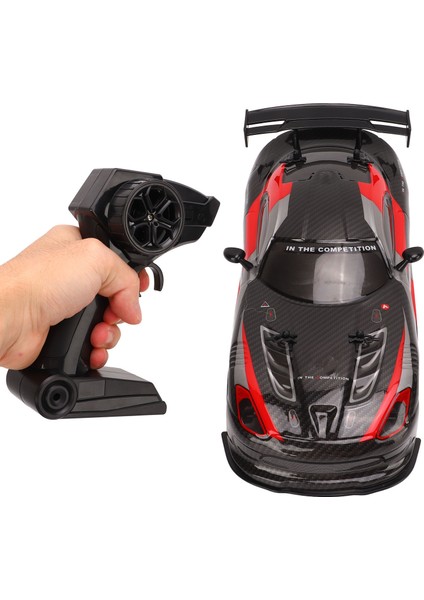 1/16 Yüksek Hızlı Rc Araba Dört Tekerlekten Çekiş 2.4 Ghz Sürüklenen Rc Araba Için 8 Açık Siyah ve Kırmızı (Yurt Dışından) fiyatları