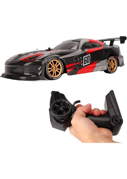 1/16 Yüksek Hızlı Rc Araba Dört Tekerlekten Çekiş 2.4 Ghz Sürüklenen Rc Araba Için 8 Açık Siyah ve Kırmızı (Yurt Dışından) indirimleri