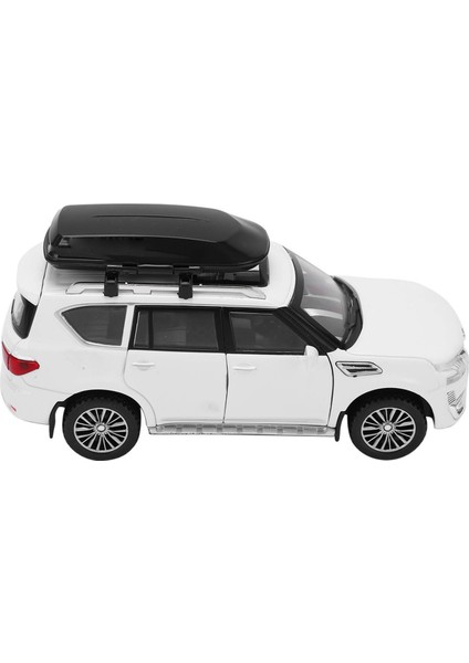 1/32 Suv Araba Modeli Alaşımlı Döküm Geri Çekilebilir Araç Oyuncakları Ses ve Işık ile Erkek ve Kız Çocukları Içinbeyaz (Yurt Dışından)