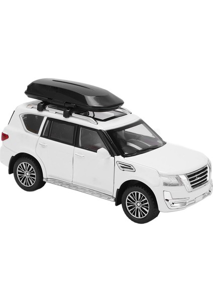 1/32 Suv Araba Modeli Alaşımlı Döküm Geri Çekilebilir Araç Oyuncakları Ses ve Işık ile Erkek ve Kız Çocukları Içinbeyaz (Yurt Dışından) modelleri
