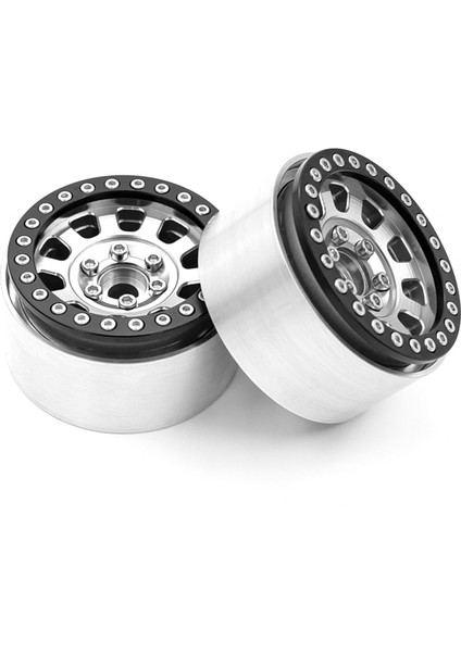 Alüminyum Alaşım Jant Beadlock Tekerlek Jantları Hub 4 Adet Yedek 1/10 Trx4 Eksenel SCX10 90046 SCX10 Iıı AXI03007 AXI03003 Rc Araba (Yurt Dışından)