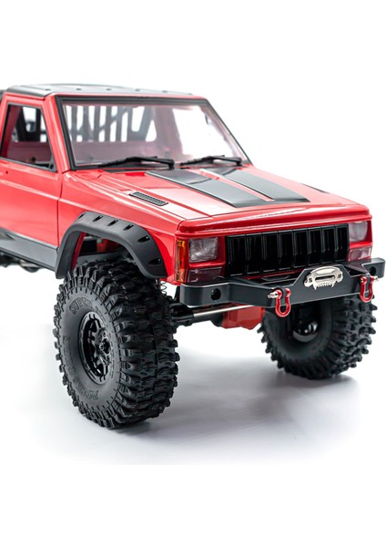 Ön Tampon Arka Tampon Setleri Rc Paletli Tampon LED Işıkları ile Alüminyum Alaşımlı Tampon ile Uyumlu 1/10 Traxxas Trx-4 Trx4 Eksenel SCX10 90046 90047 Rc Araba (Yurt Dışından)