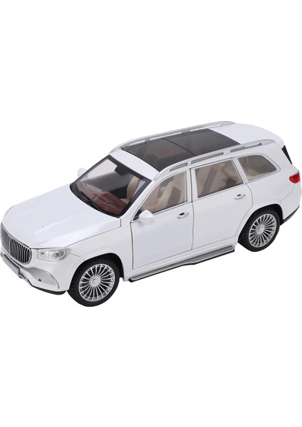 1/24 Model Arabalar Alaşımlı Döküm Suv Model Araç Oyuncakları Ses ve Işık ile Çocuklar Için Oyuncak Koleksiyonubeyaz (Yurt Dışından)