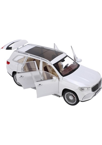 1/24 Model Arabalar Alaşımlı Döküm Suv Model Araç Oyuncakları Ses ve Işık ile Çocuklar Için Oyuncak Koleksiyonubeyaz (Yurt Dışından)