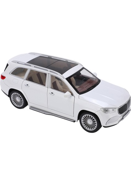 1/24 Model Arabalar Alaşımlı Döküm Suv Model Araç Oyuncakları Ses ve Işık ile Çocuklar Için Oyuncak Koleksiyonubeyaz (Yurt Dışından)