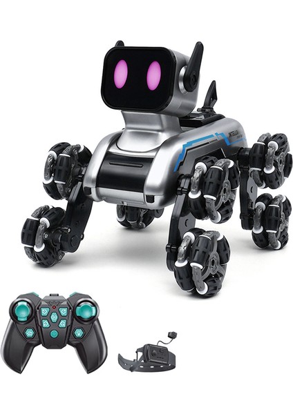 Robot Oyuncak Çocuklar Için, 2.4 Ghz Uzaktan Kumanda Hareket Sensörü Dublör Araba Oyuncak LED Işık Müzik Erkek Kız Doğum Günü (Yurt Dışından)
