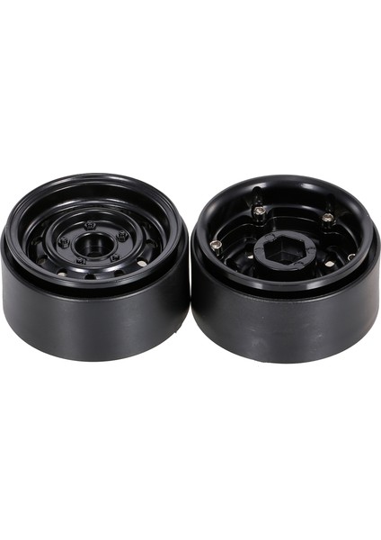 2 Adet Metal 1.9 Inç Tekerlek Göbeği Jant Beadlock 1/10 Rc Paletli Araba ile Uyumlu Trx4 SCX10 RC4WD Hsp Redcat Traxxas Tamiya Hpı Eksenel Dıy Yedek (Yurt Dışından)