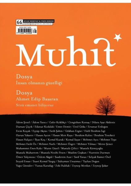 Muhit Dergi 66.sayı Haziran 2025