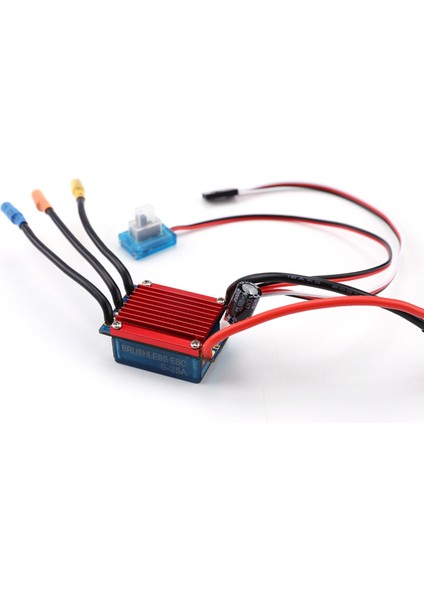 25A Fırçasız Esc Elektrikli Hız Kontrol Su Geçirmez 1/14 1/16 Uzaktan Kumanda Araba Off Road Kamyon (Yurt Dışından)