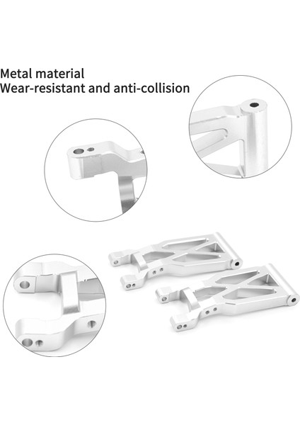 Arka Salıncak Kolu Metal Salıncak Kolu Wltoys 1/10 104001 Off-Road Araba Yükseltmeleri Parçaları Aksesuarları Değiştirin 1859 (Yurt Dışından)