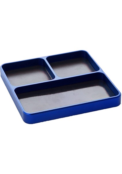 Evrensel Metal Uzaktan Kumanda Araba Sabitleme Aracı Vida Tutucu Tepsi Plaka ile Manyetik Ped Değiştirme Için Hsp Redcat Traxx Arrma Hpı Eksenel 1/8 1/10 Uzaktan Kumanda Araba Tekne(Mavi) (Yurt Dışından)