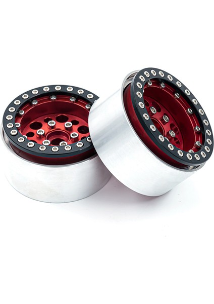 Alüminyum Alaşım Jant Beadlock Tekerlek Jantları Hub 4 Adet Yedek 1/10 Trx4 Eksenel SCX10 90046 SCX10 Iıı AXI03007 AXI03003 Rc Araba (Yurt Dışından)