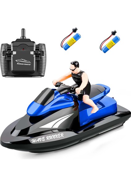 809 Rc Motorlu Tekne Rc Tekne Yüksek Hızlı Uzaktan Kumanda Tekne Havuzları Göller 2.4 Ghz Su Geçirmez Oyuncak Çocuklar Için Erkek ve Kız (Yurt Dışından)