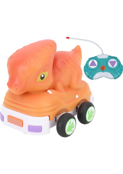 Uzaktan Kumanda Dinozor Araba Çok Fonksiyonlu Güvenlik Anti Çarpışma Rc Dinozor Araba Oyuncak Işık ve Müzik ile Parasaurolophus (Yurt Dışından)