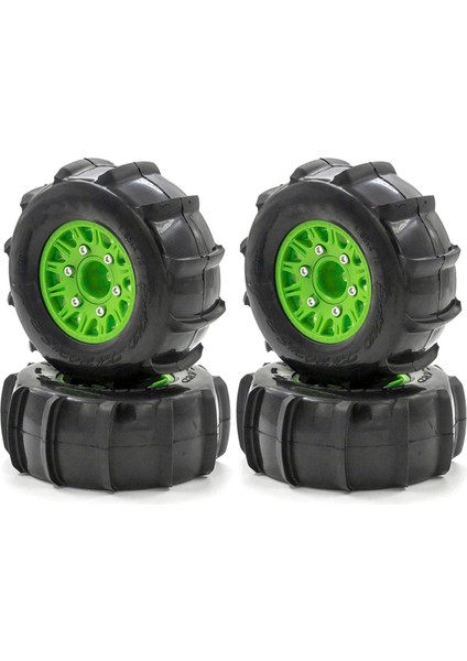 Rc Kürek Lastikleri Off Road Kar Kum Kürek Lastikleri Için 4 Adet Yedek 1/10 Kısa Kulvar Kamyon 727 Slash K1 Rc Araba (Yurt Dışından)