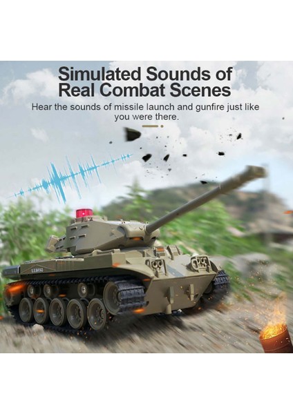 Rc Tankı 1/30 Uzaktan Kumandalı Tank Oyuncak Çocuk Çocuk Araç Modeli Oyuncak Hediye (Yurt Dışından)