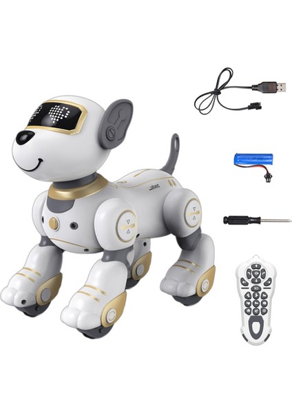 Uzaktan Kumandalı Robot Dans, Müzik, Işık Efektleri, Interaktif Programlanabilir Oyuncak Çocuklar Için Erkek Kız, Altın (Yurt Dışından)