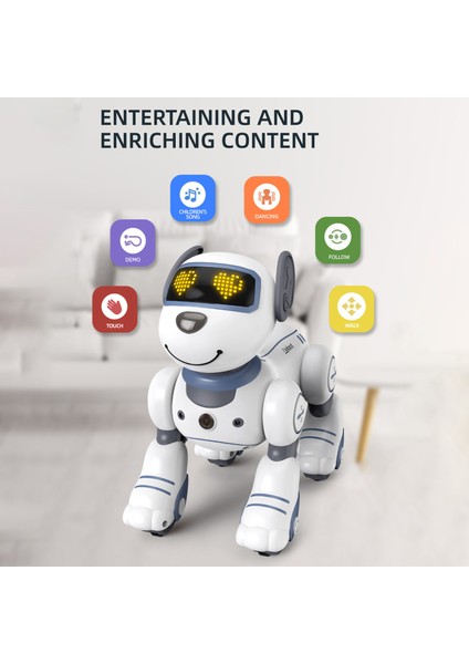Uzaktan Kumandalı Robot Dans, Müzik, Işık Efektleri, Interaktif Programlanabilir Oyuncak Çocuklar Için Erkek Kız, Altın (Yurt Dışından)