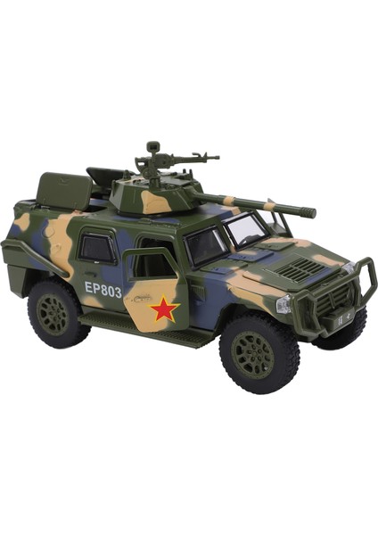 1:32 Alaşım Askeri Alaşım Model Araba Ses ve Işık Geri Çekilebilir Arazi Aracı Modeli Çocuklar Için (Yurt Dışından)