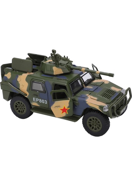 1:32 Alaşım Askeri Alaşım Model Araba Ses ve Işık Geri Çekilebilir Arazi Aracı Modeli Çocuklar Için (Yurt Dışından) modelleri