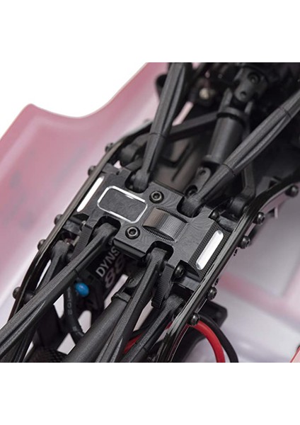 Alüminyum Alaşımlı Şanzıman Taban Skid Koruma Plakası Şasi Zırhı Değiştirmeleri 1/24 Eksenel SCX24 90081 AXI00005 C10 AXI00006 AXI00002 Rc Araba (Yurt Dışından)