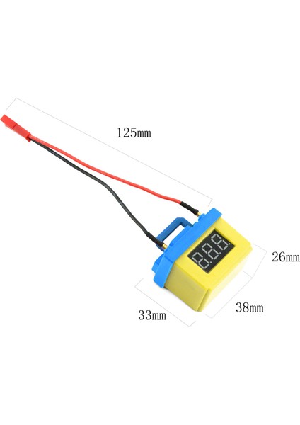 Uzaktan Kumanda Araba Lipo Pil Voltmetre Alçak Gerilim Sesli Alarm Için Yedek Eksenel SCX10 Trax4 1/10 Uzaktan Kumanda Araba (Yurt Dışından)