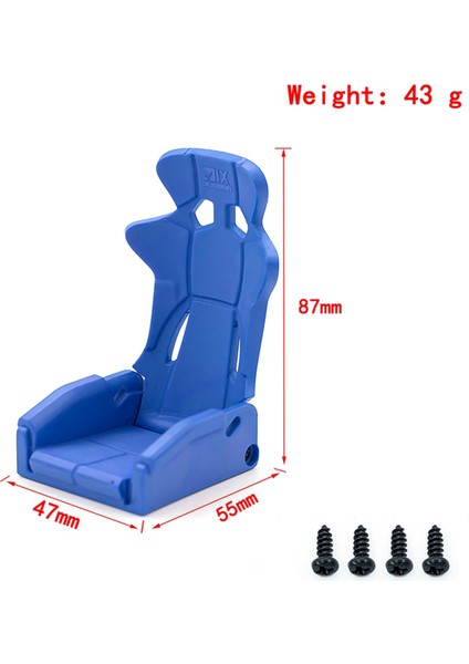 Rc Araba Sürücü Koltuğu Araba Dekorasyon Değiştirme Için 1/10 SCX10 Iıı Wraith RR10 Traxxas Trx4 Rc Araba (Yurt Dışından)