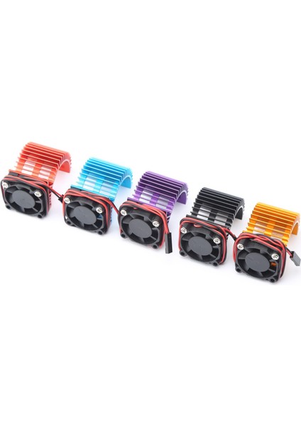 3650 Motor Isı Emici ve Soğutma Fanı Siyah Set Değiştirme Için 1/10 Hsp Uzaktan Kumanda Araba 540 550 3660 Motor Parçaları (Yurt Dışından)