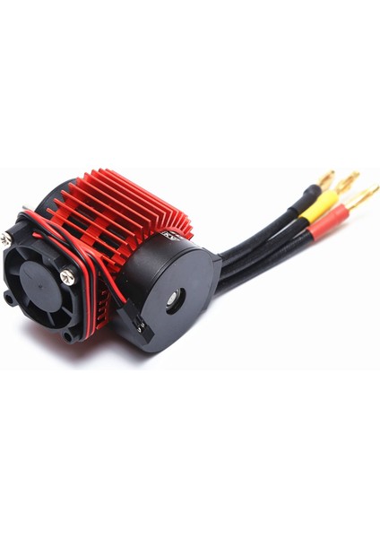 3650 Motor Isı Emici ve Soğutma Fanı Siyah Set Değiştirme Için 1/10 Hsp Uzaktan Kumanda Araba 540 550 3660 Motor Parçaları (Yurt Dışından)