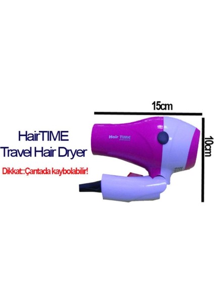 3510 Taşınabilir Katlanabilir Seyahat Tipi Otel Tipi Küçük Saç Kurutma Makinesi