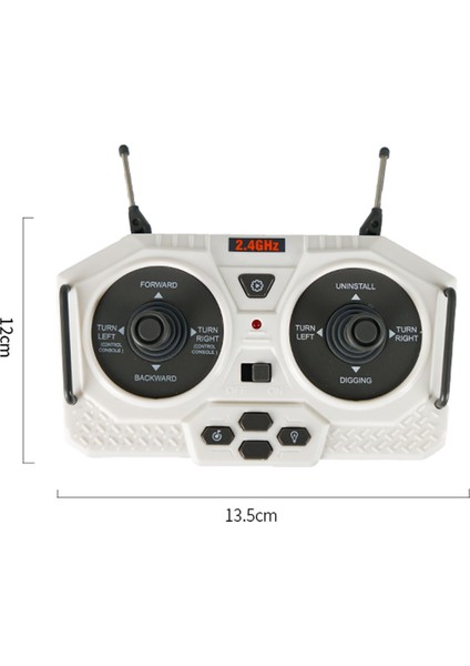 Rc Ekskavatör 1/20 2.4 Ghz 11CH Rc Inşaat Kamyonu Mühendislik Araçları Eğitici Oyuncaklar Çocuklar Için Hafif Müzik ile (Yurt Dışından)