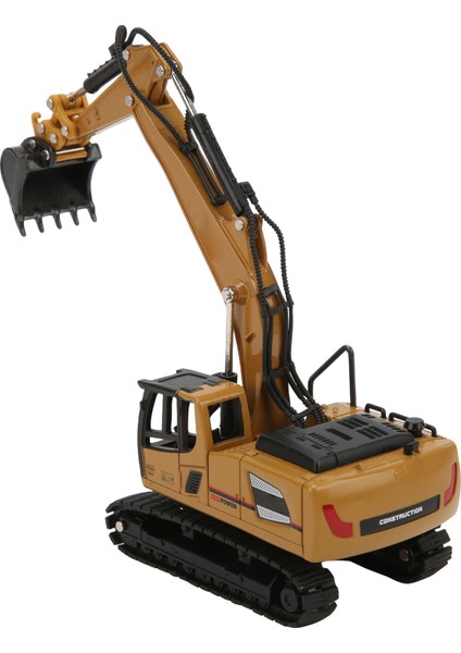Backhoe Loader Ağır Hizmet Tekerlekli Ekskavatör Dalı 1: 60 Ölçekli Şantiye Backhoe Kazıcı Çocuklar Için Dekorasyon (Yurt Dışından)