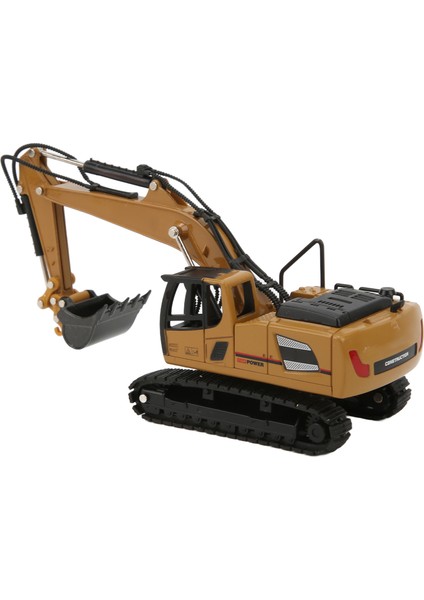 Backhoe Loader Ağır Hizmet Tekerlekli Ekskavatör Dalı 1: 60 Ölçekli Şantiye Backhoe Kazıcı Çocuklar Için Dekorasyon (Yurt Dışından)