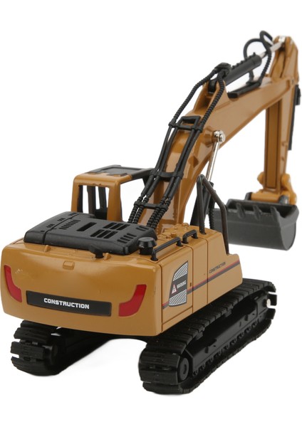 Backhoe Loader Ağır Hizmet Tekerlekli Ekskavatör Dalı 1: 60 Ölçekli Şantiye Backhoe Kazıcı Çocuklar Için Dekorasyon (Yurt Dışından)