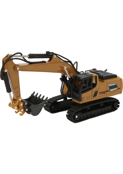 Backhoe Loader Ağır Hizmet Tekerlekli Ekskavatör Dalı 1: 60 Ölçekli Şantiye Backhoe Kazıcı Çocuklar Için Dekorasyon (Yurt Dışından)