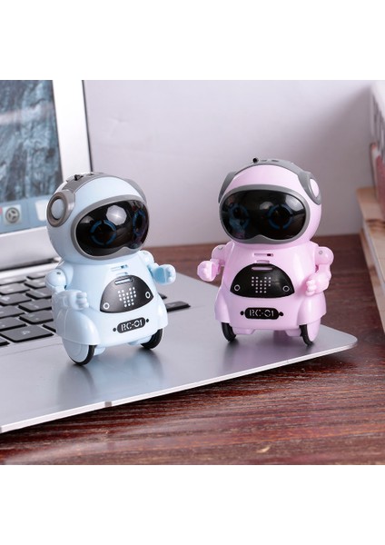 939A Cep Robot Konuşan Interaktif Diyalog Ses Tanıma Kayıt Şarkı Dans Hikaye Anlatma Mini Robot Oyuncak (Yurt Dışından)
