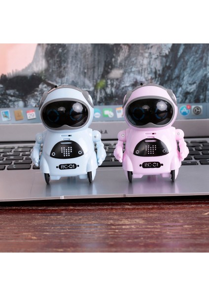 939A Cep Robot Konuşan Interaktif Diyalog Ses Tanıma Kayıt Şarkı Dans Hikaye Anlatma Mini Robot Oyuncak (Yurt Dışından)