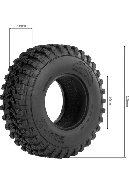 4 Adet AX8020 1.9 Inç Uzaktan Kumanda Araba Jant Lastik Değiştirme Için 1/10 Trx Tf2 Redcat RC4WD SCX10 D90 Hpı Araba (Yurt Dışından)