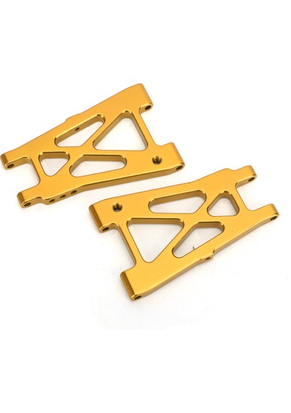 2 Adet Alüminyum Alaşımlı Arka Alt Salıncak Kolu Kyosho 4WD Optima 1/10 Rc Arazi Aracına Uygun (Altın) (Yurt Dışından)